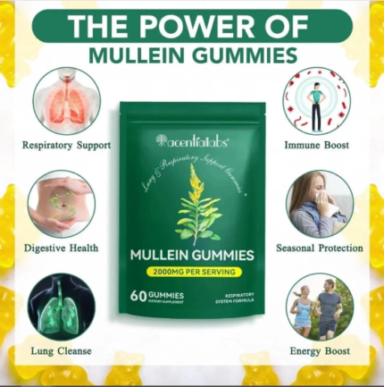 Mullein Gummies 1 Packet 60 pis